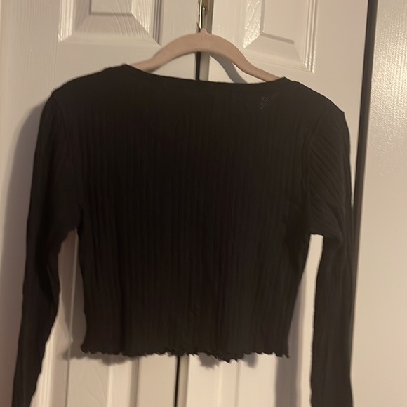 NWOT Aeropostale long sleeve shrunken tee in black size Medium - Picture 7 of 8